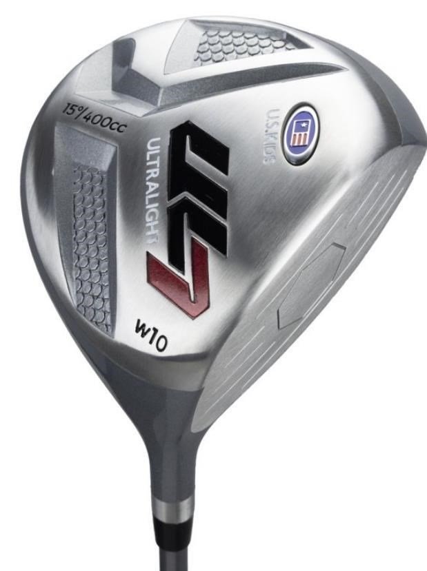 U.S. Kids Golf UL7-60 (152cm) W10 5-Club junior golfset + stand bag, silver/navy/vit