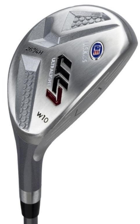 U.S. Kids Golf UL7-60 (152cm) W10 5-Club junior golfset + stand bag, silver/navy/vit
