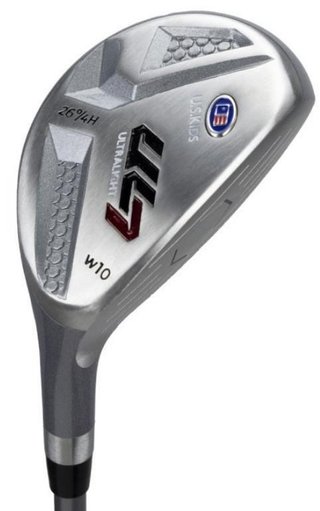 U.S. Kids Golf UL7-60 (152cm) W10 5-Club junior golfset + stand bag, silver/navy/vit