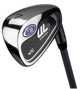 U.S. Kids Golf UL7-60 (152cm) W10 5-Club junior golfset + stand bag, silver/navy/vit