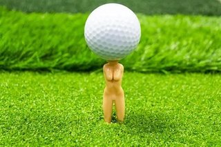 Longridge Strip Teez 76mm golfpinnar, 6-pack