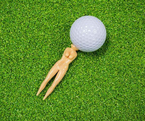 Longridge Strip Teez 76mm golfpinnar, 6-pack