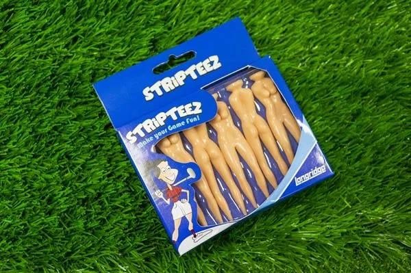 Longridge Strip Teez 76mm golfpinnar, 6-pack