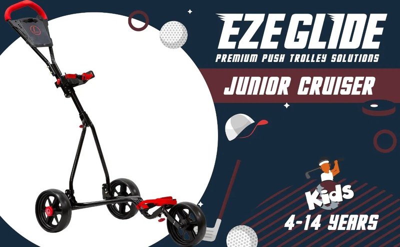 Ezeglide Junior Cruiser manuell vagn, svart