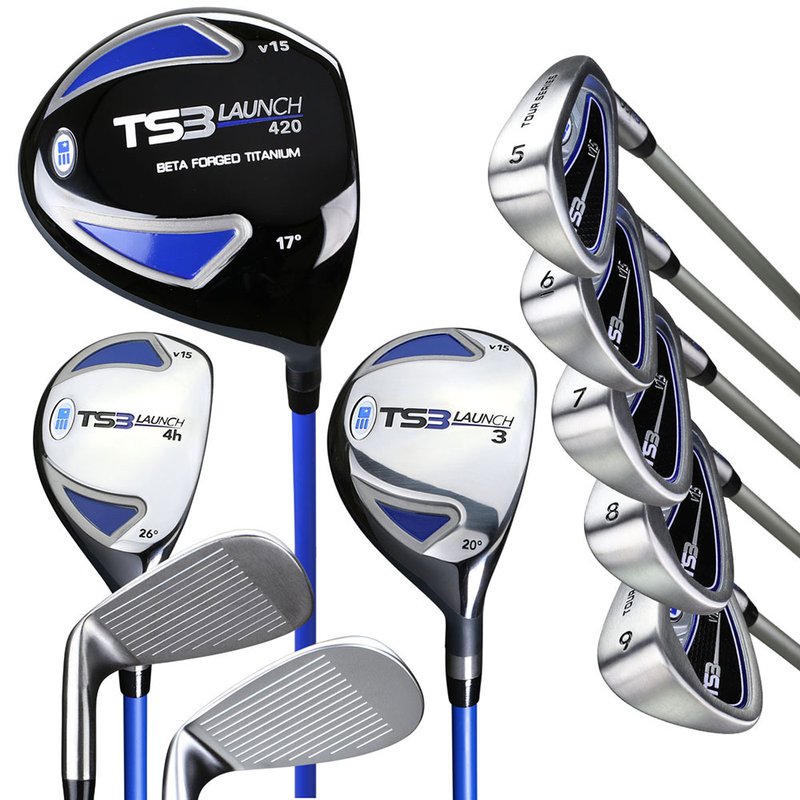 U.S. Kids Golf TS3-54 (137cm) v10 10-Club junior golfset, grafit