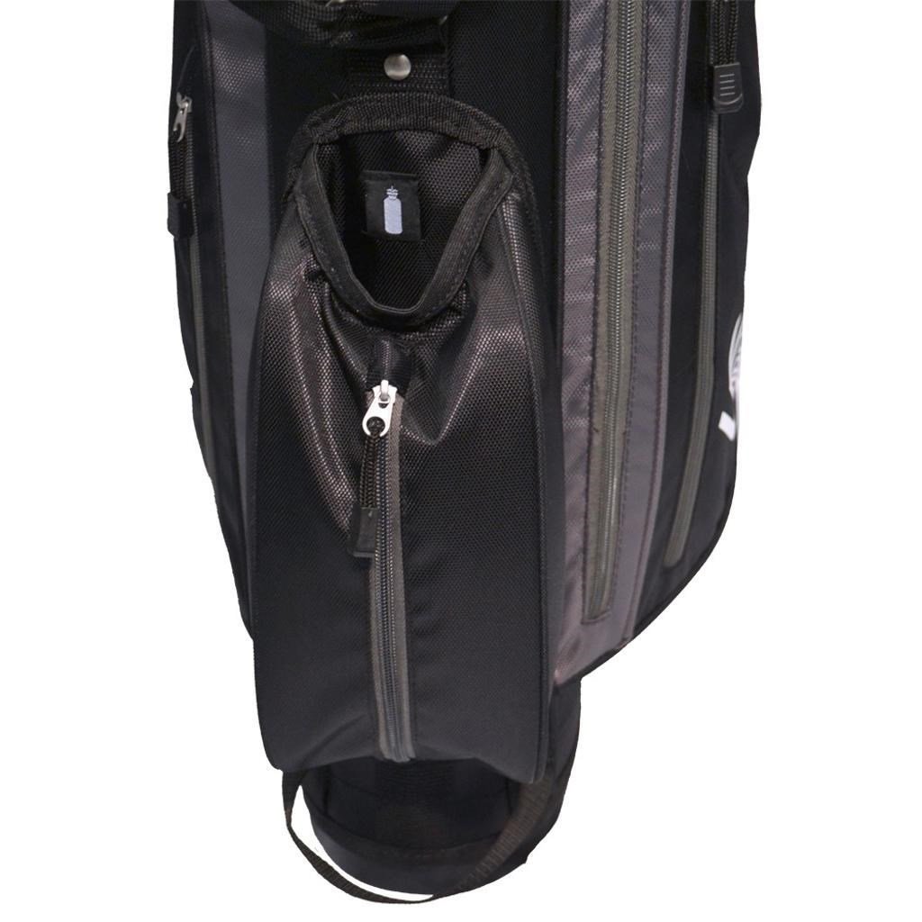 Longridge 6" Weekend stand bag, svart/silver