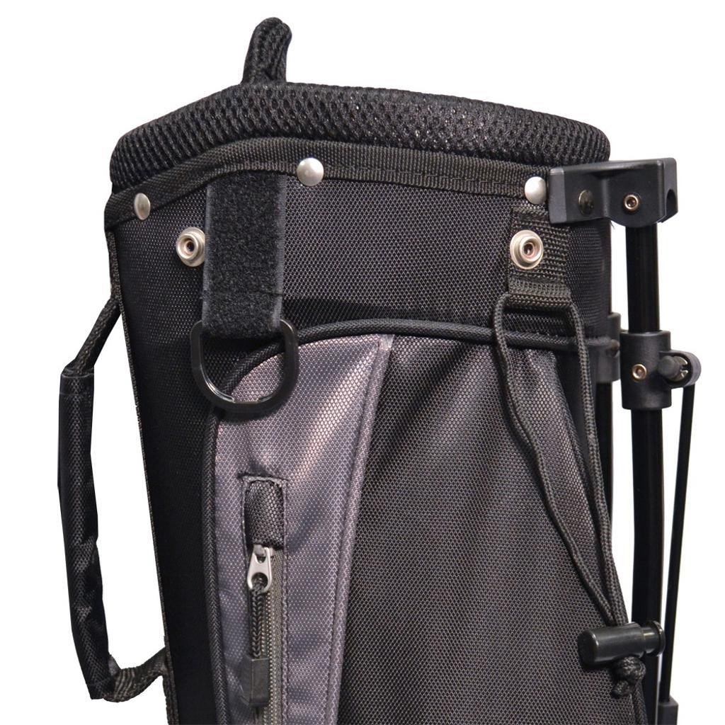 Longridge 6" Weekend stand bag, svart/silver