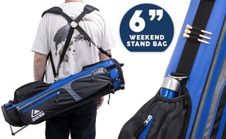 Longridge 6" Weekend stand bag, marinblå/svart