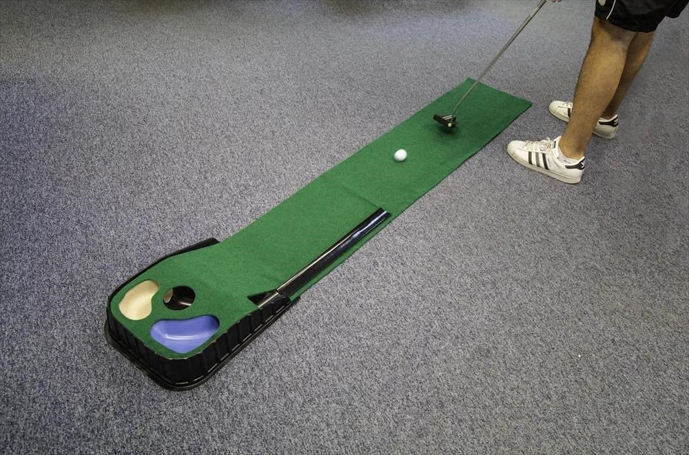 Longridge Putt N Hazzard Putting Mat 35x200cm träningsmatta
