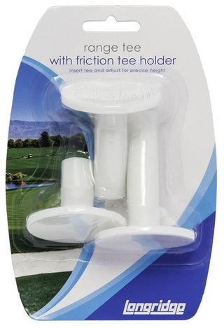 Longridge Rubber Driving Range Tees (3pcs, S, M, L) golfpinnar