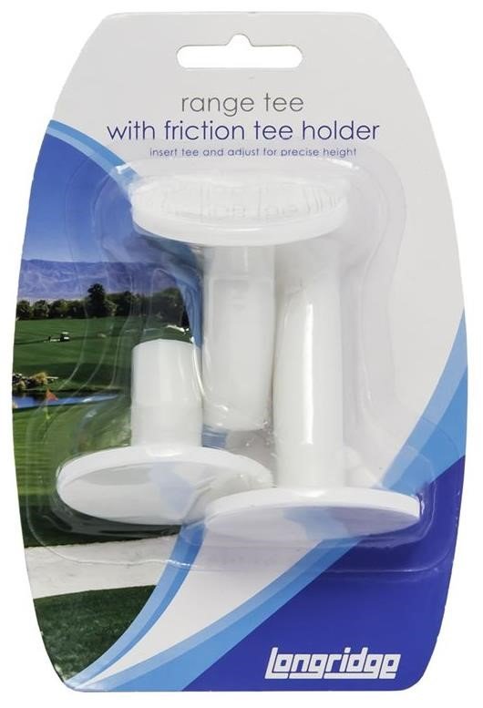 Longridge Rubber Driving Range Tees (3pcs, S, M, L) golfpinnar