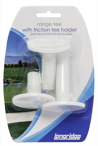 Longridge Rubber Driving Range Tees (3pcs, S, M, L) golfpinnar