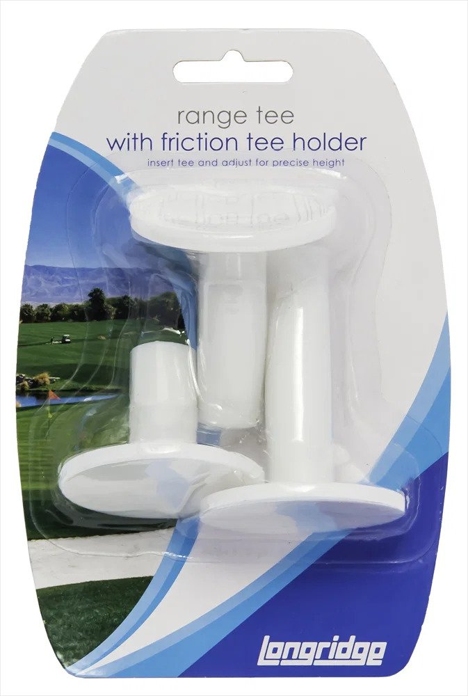 Longridge Rubber Driving Range Tees (3pcs, S, M, L) golfpinnar