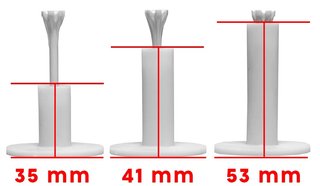 Longridge Rubber Driving Range Tees (3pcs, S, M, L) golfpinnar