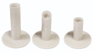 Longridge Rubber Driving Range Tees (3pcs, S, M, L) golfpinnar