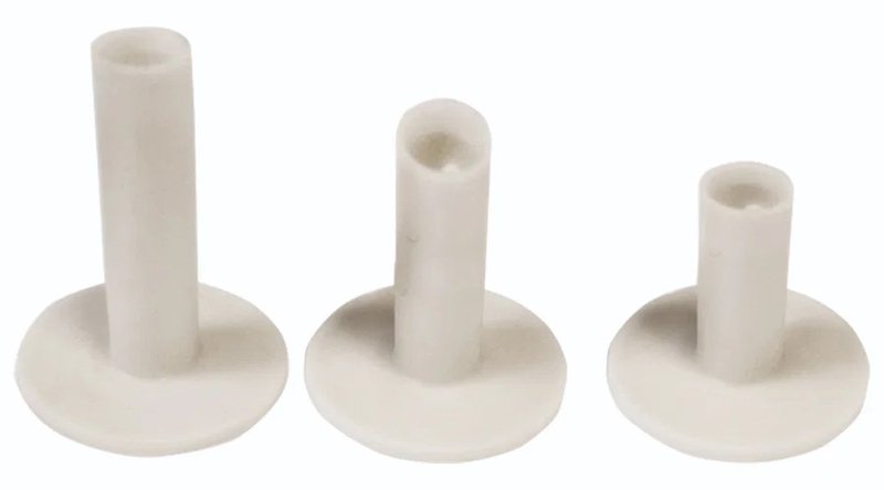Longridge Rubber Driving Range Tees (3pcs, S, M, L) golfpinnar