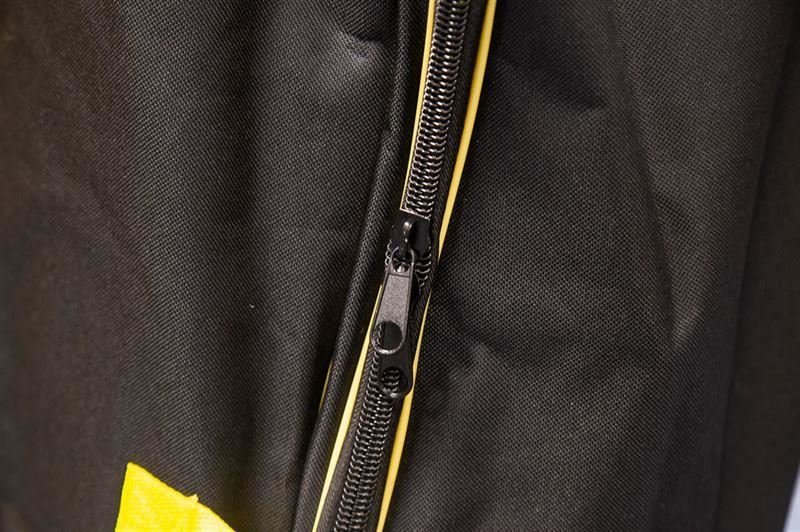 Longridge Golf Trolley Carry Bag, svart/gul