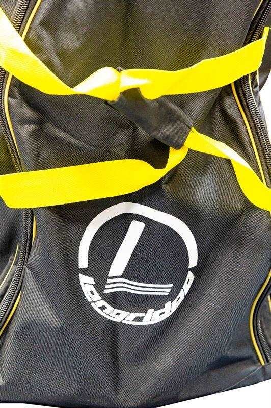 Longridge Golf Trolley Carry Bag, svart/gul