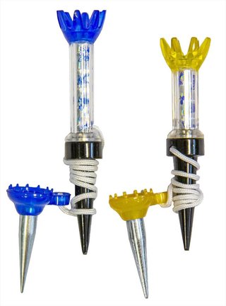 Longridge Magnetic Tees 75mm golfpinnar