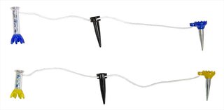 Longridge Magnetic Tees 75mm golfpinnar