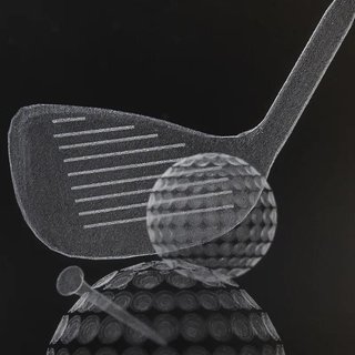 Longridge Nearest The Pin Crystal Golftrofé