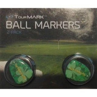 Loudmouth Loudmouth Ball Marker Jumbo (2pack) Lucky markör, svart