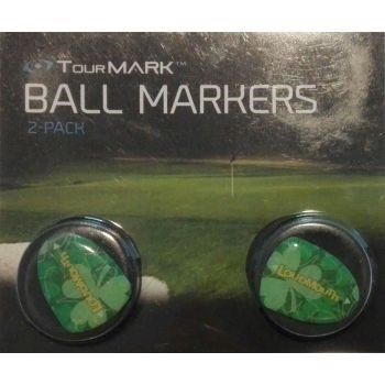 Loudmouth Loudmouth Ball Marker Jumbo (2pack) Lucky markör, svart