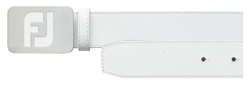 FootJoy Buckle Leather herrbälte, vitt