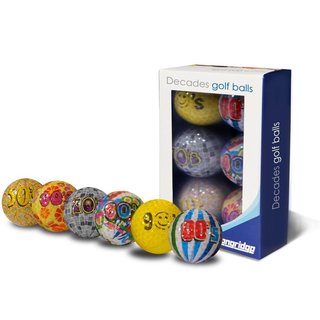 Longridge Decades golfbollar, mix