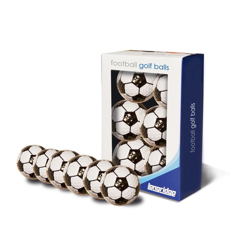 Longridge Football golfbollar, mix färger