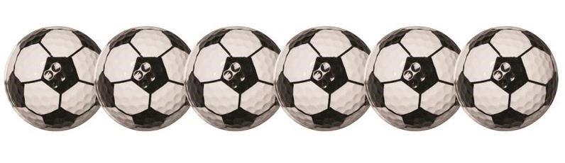 Longridge Football golfbollar, mix färger
