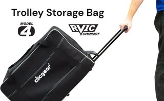 Clicgear Wheeled Travel Cover för Model4/RV1C, svart