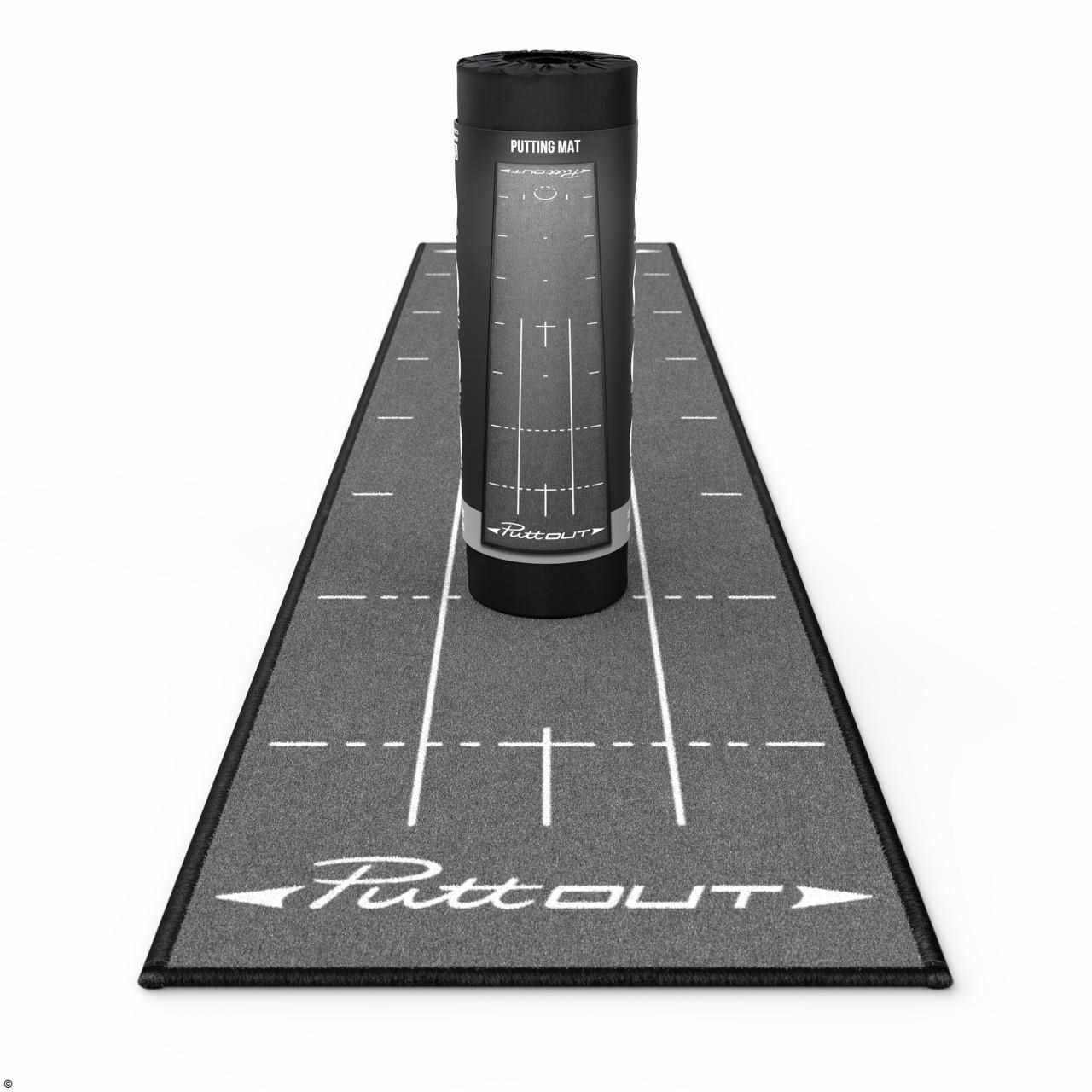 PuttOUT PuttOUT Putting Mat Medium Grey 2,4m