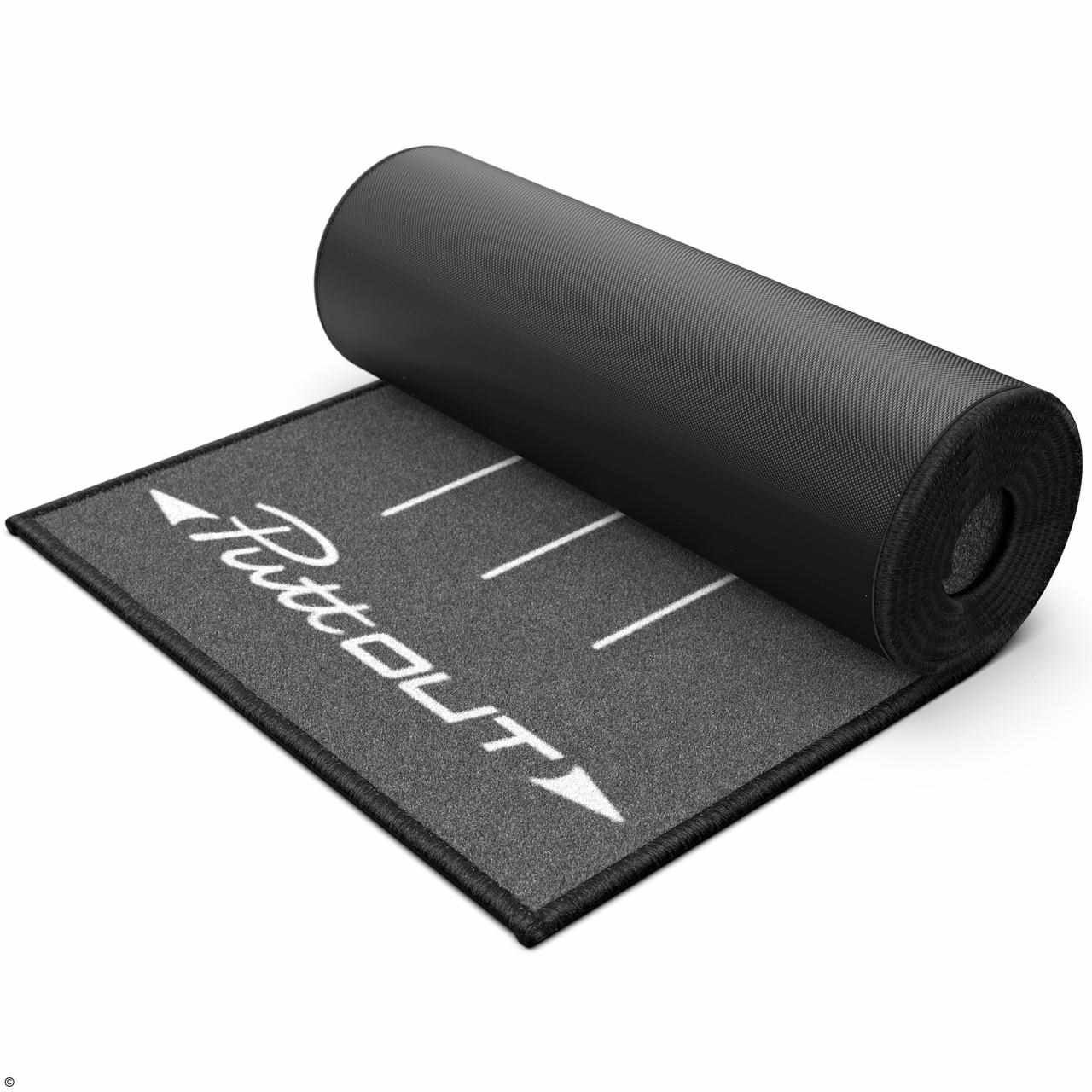 PuttOUT PuttOUT Putting Mat Medium Grey 2,4m