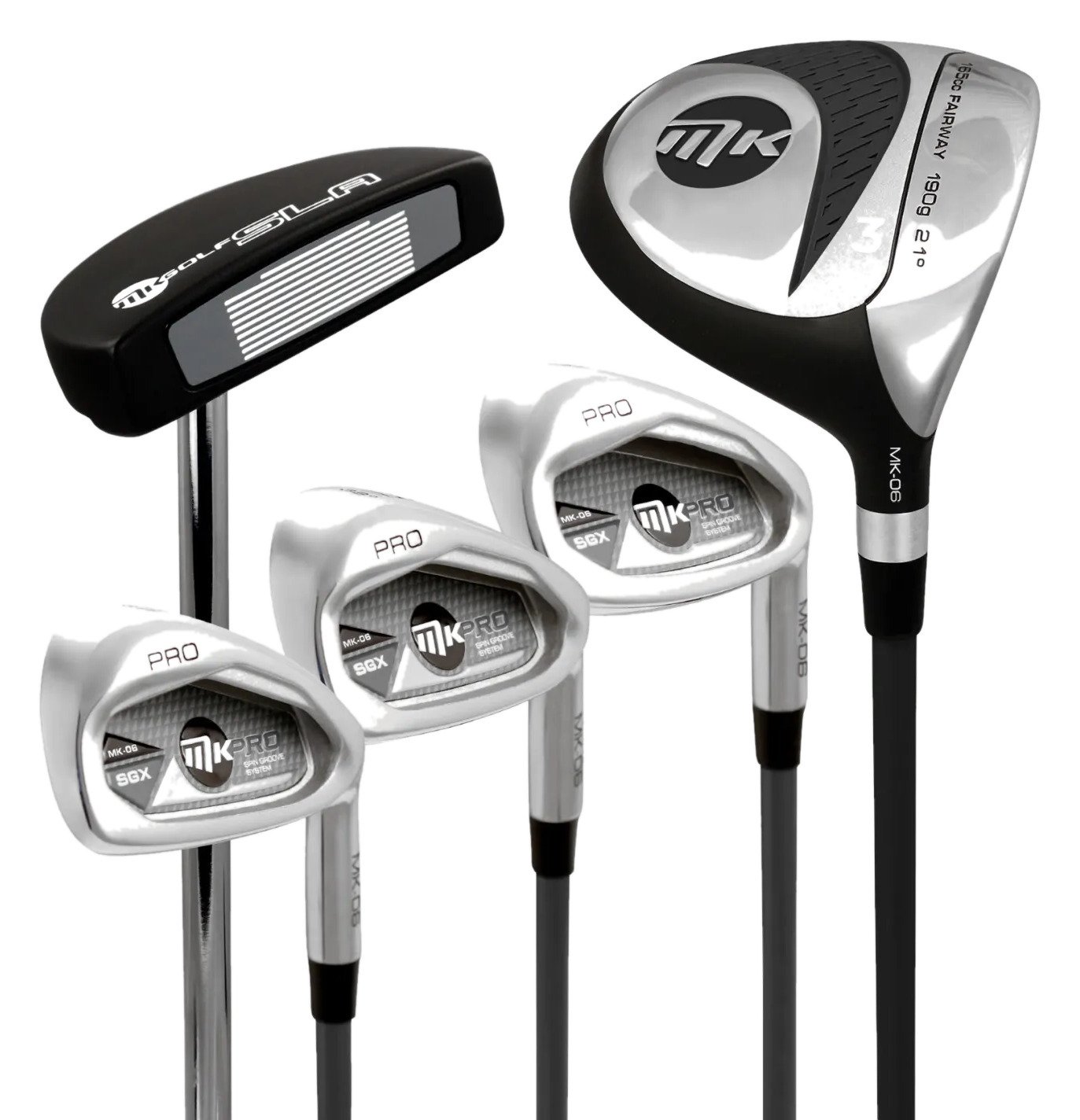 MKids Pro Junior Golf Half Set 65" (165cm) junior golfset, grafit