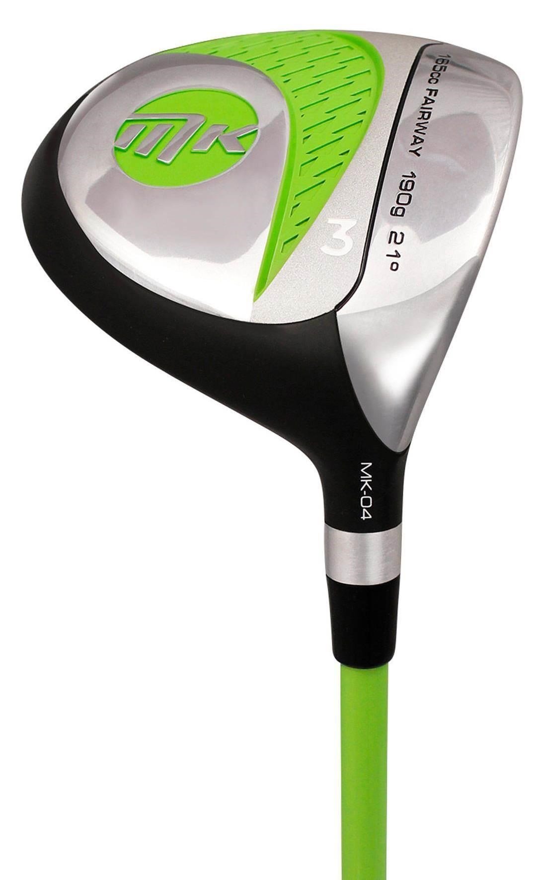 MKids Lite Junior golfset, grafit, + stand bag, grön