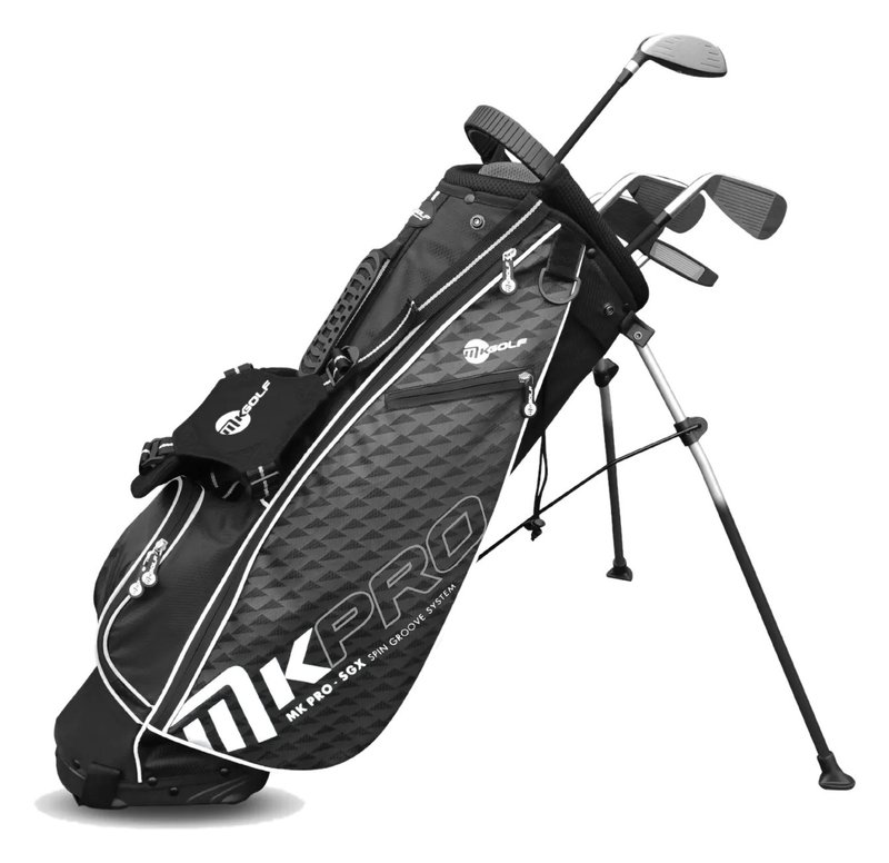 MKids Pro Junior golfset, grafit, stand bag, grå