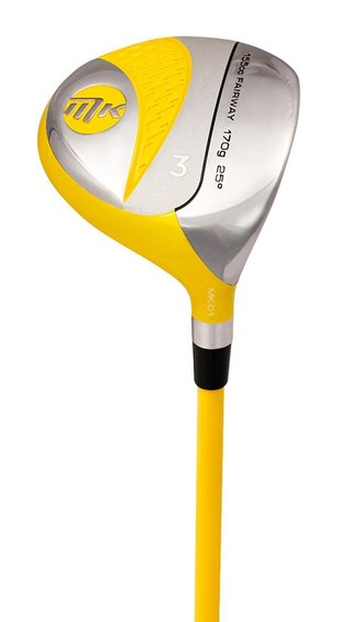MKids Lite Junior golfset, grafit, +stångbag, gul