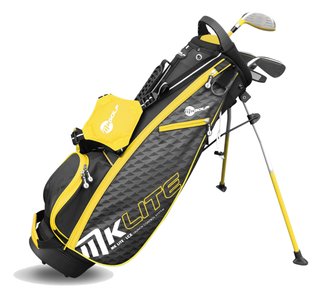 MKids Lite Junior golfset, grafit, +stångbag, gul
