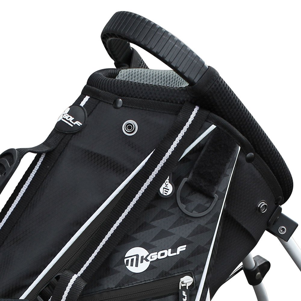 MKids Pro Junior Black 65" (165cm/12-14Y) junior stand bag, svart