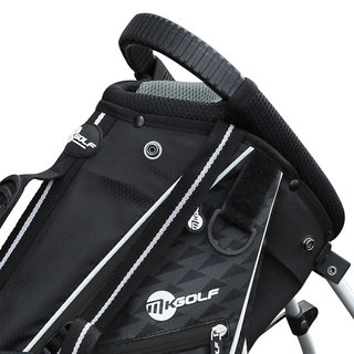 MKids Pro Junior Black 65" (165cm/12-14Y) junior stand bag, svart