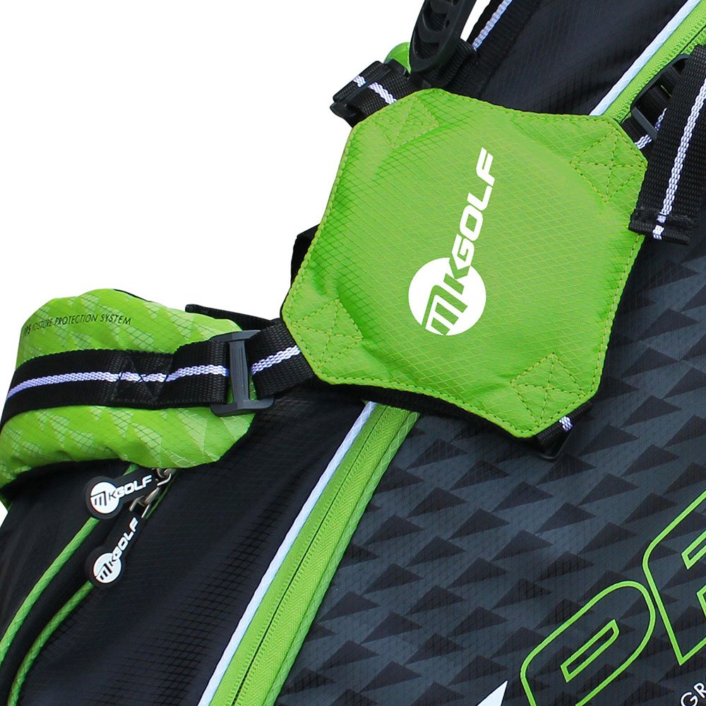 MKids Pro Junior Green 57" (145cm/9-11) stand bag, grön
