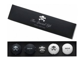 Volvik VIVID SKULL Edition golfbollar, mix färger