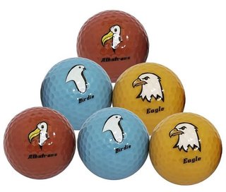 Longridge Under Par golfbollar, mix