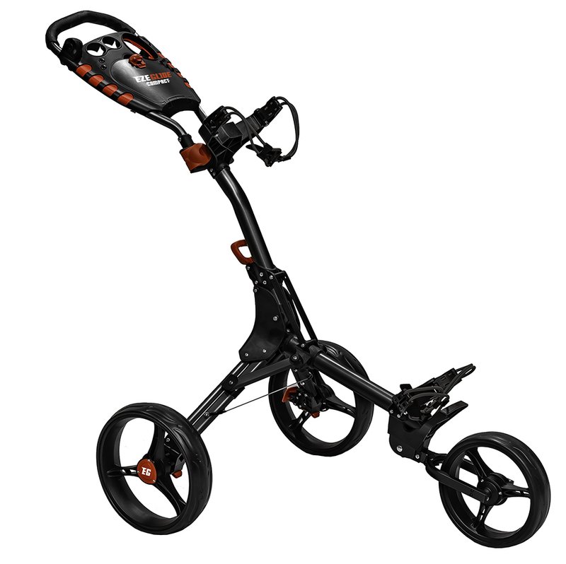Ezeglide Compact+ manuell vagn, charcoal/röd