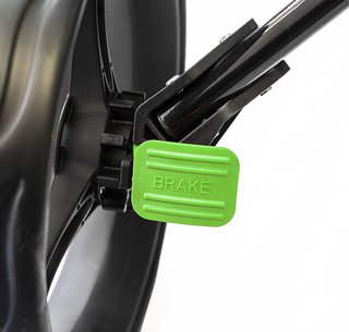Ezeglide Compact+ manuell vagn, charcoal/röd