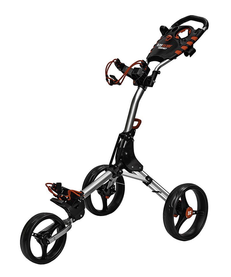 Ezeglide Compact+ manuell vagn, charcoal/röd