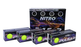 Nitro Pulsar golfbollar, lime