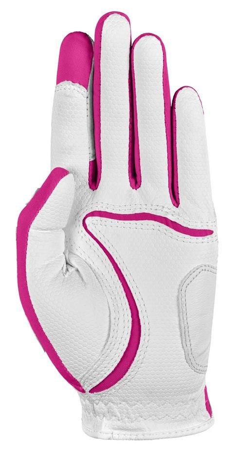 Zoom Zoom Weather junior golfhandske, vit/rosa