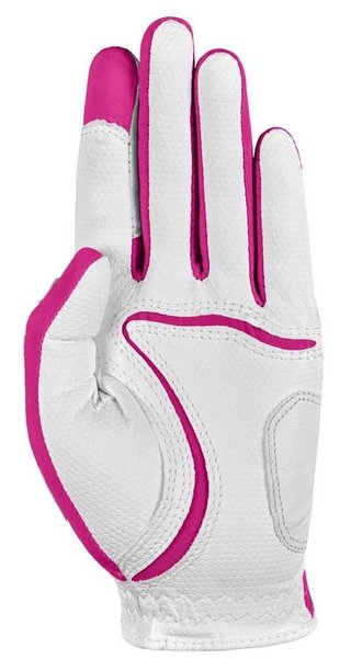 Zoom Zoom Weather junior golfhandske, vit/rosa